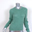 Isabel Marant Sweater Erin Seafoam Mohair-Wool Size 34 Crewneck Pullover