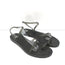 Ancient Greek Sandals Eleftheria Jelly Sandals Black/Gold Glitter Size 39