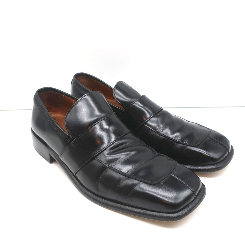 Gucci Square Toe Loafers Black Leather Size 43.5 E Celebrity Owned Gucci Square Toe Loafers Black Leather Size 43.5 E Celebrity Owned