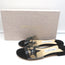 Jimmy Choo Joni Plexi Flat Slide Sandals Black Crystal Stars Size 37 NEW