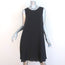Louiza Babouryan Sleeveless Shift Dress Black Silk Size Medium