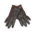 Ralph Lauren Collection Gloves Silk-Lined Dark Brown Suede & Leather Size Small