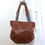Jimmy Choo Nica Large Shoulder Bag Brown Leather Chain Strap Tote