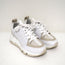 Pierre Hardy Street Life Sneakers Beige & White Perforated Leather Size 37