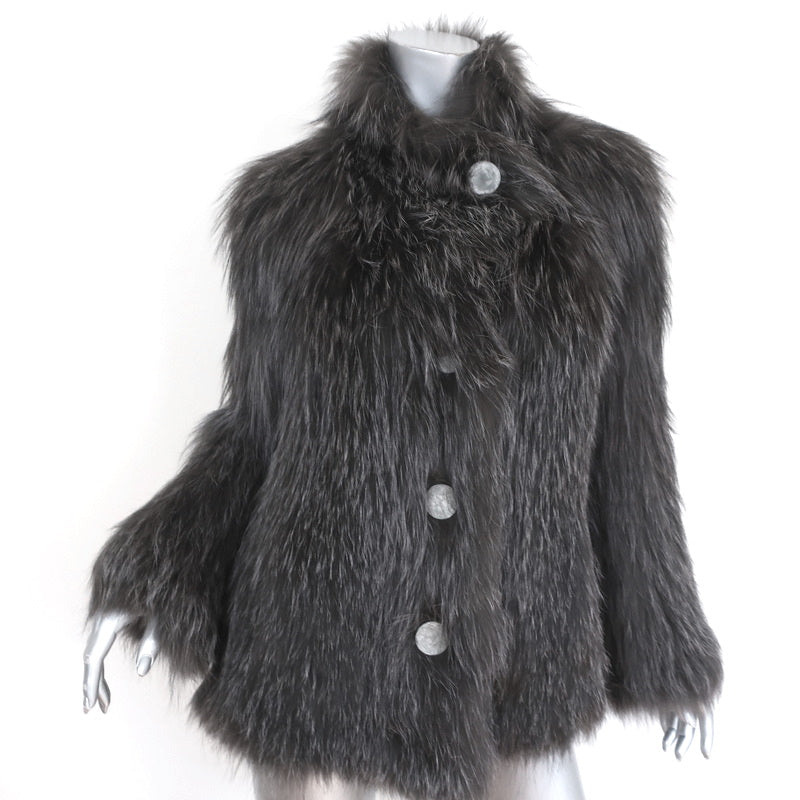 Louis Vuitton Womens Cashmere & Fur Coats, Beige, 36