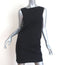 Jil Sander Asymmetric Neckline Dress Black Size 36 Sleeveless Shift
