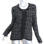Rag & Bone Zip-Up Sweater Jacket Charcoal/Silver Metallic Knit Size Medium