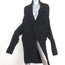 Isabel Benenato Cardigan Black Mixed Knit Size 40 Oversize Sweater