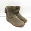 Isabel Marant Wedge Ankle Boots Basley Olive Brown Perforated Suede Size 37