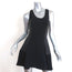 Rag & Bone Mini Dress Montrose Black Leather-Paneled Crepe Size 0 Sleeveless