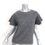 McGuire Flutter Sleeve Top Gray Soft Felt Size Extra Small