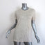 IRO Clay Tee Beige Distressed Linen Jersey Size Small Short Sleeve Top