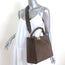 Fendi Peekaboo X-Lite Medium Tote Brown Leather Shoulder Bag NEW