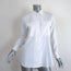 Rag & Bone Mason Long Sleeve Shirt White Stretch Cupro Size Extra Extra Small