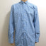 Isaia Button Down Shirt Blue Gingham Cotton Size 41 - 16