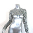 KRIZIA Sequin Shrug Top Silver Size 42 Long Sleeve NEW