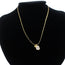 Pippa Small Quartz and 18k Gold Flower Pendant Necklace on Cord