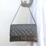 Chanel 14B CC Clutch with Chain Grey Metallic Quilted Leather Medium Flap Bag