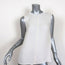 Vince Seam Front Sleeveless Blouse Cream Silk Size Extra Small Tank Top